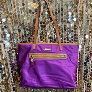 Michael Kors Purple Tote Bag